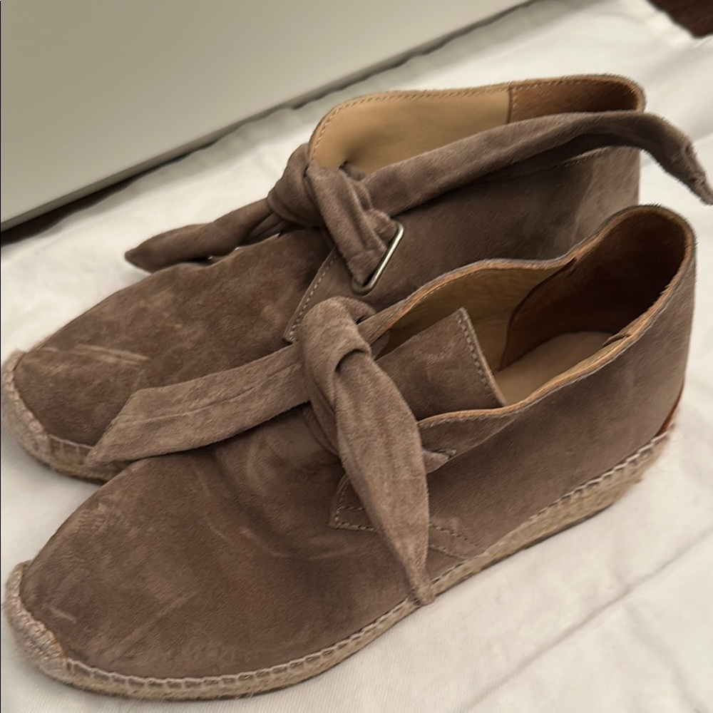 Rag and Bone Brown Suede Espadrille Shoes